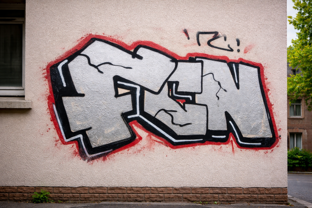 Graffitientfernung und Graffitischutz von THOROK Reinigungstechnik e.K..