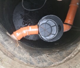 Montage einer neuen Filteranlage für eine Zisterne durch THOROK Reinigungstechnik e.K.