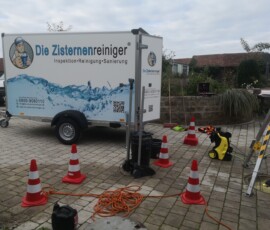 Einsatz zur Zisternenreinigung- THOROK Reinigungstechnik e.K.